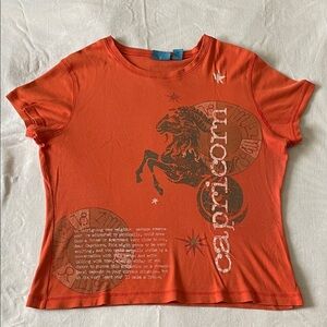 Orange Capricorn Shirt